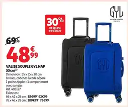 Auchan Valise souple gyl nap offre