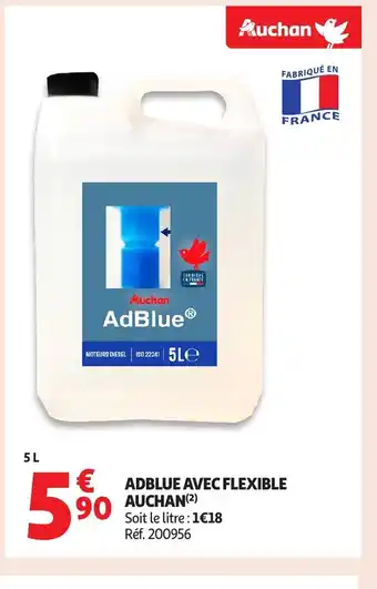 Auchan Adblue avec flexible offre