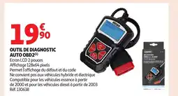 Auchan Outil de diagnostic auto obd2 offre