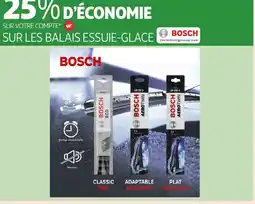 Auchan BOSCH Sur les balais essuie-glace offre