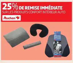 Auchan Sur sur les produits confort intérieur auto offre