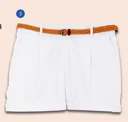Auchan Short femme + ceinture inextenso offre
