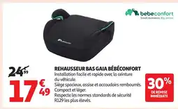 Auchan Rehausseur bas gaia bébéconfort offre