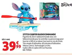Auchan Stitch surfer radiocommande offre