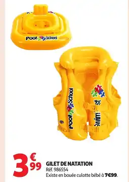 Auchan Gilet de natation offre