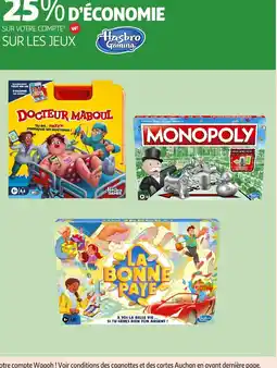 Auchan Sur les jeux offre