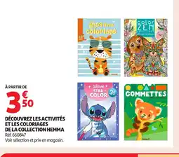 Auchan Découvrez les activités et les coloriages de la collection hemma offre