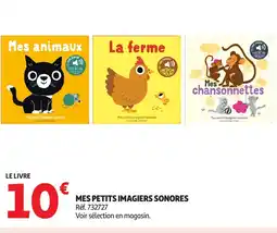 Auchan Mes petits imagiers sonores offre
