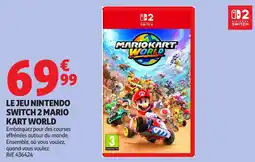 Auchan Le jeu nintenso switch 2 mario kart world offre