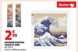 Auchan Diamond painting vague et surf offre