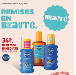 Auchan Supermarché NIVEA Sur la gamme offre