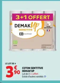Auchan Supermarché DEMAK UP Coton sentitive offre