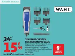 Auchan Supermarché Tondeuse cheveux filaire home pro basic offre