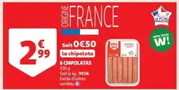 Auchan Supermarché 8 Chipolatas offre