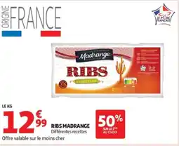 Auchan Supermarché MADRANGE Ribs offre