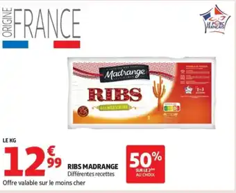 Auchan Supermarché MADRANGE Ribs offre