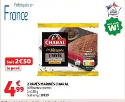 Auchan Supermarché CHARAL 2 pavés marinés offre