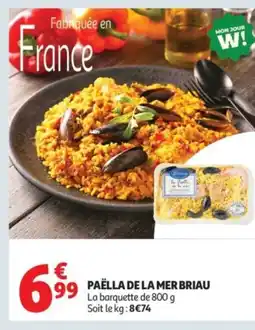 Auchan Supermarché Paëlla de la mer briau offre
