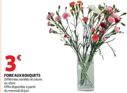 Auchan Supermarché Foire aux bouquets offre