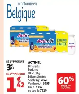 Auchan Supermarché ACTIMEL offre