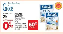 Auchan Supermarché SALAKIS Feta aop offre