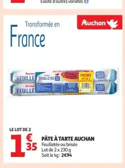 Auchan Supermarché AUCHAN Pâte à tarte offre