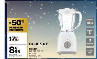 Carrefour Blender Bluesky offre