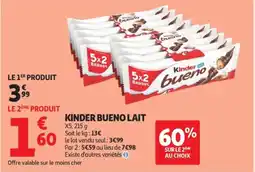 Auchan Supermarché KINDER Bueno lait offre