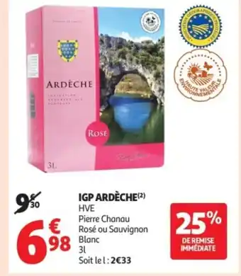Auchan Supermarché Igp ardèche offre