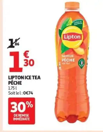 Auchan Supermarché LIPTON Ice tea pêche offre