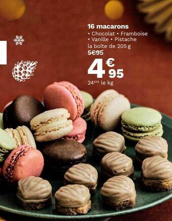 Picard 16 Macarons offre