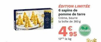 Picard 6 Sapins De Pomme De Terre offre