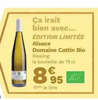 Picard Alsace Domaine Cattin Bio offre