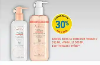 E.Leclerc Parapharmacie Gamme Trixera Nutrition Formats 200 Ml, 400 Ml Et 500 Ml Eau Thermale Avène offre
