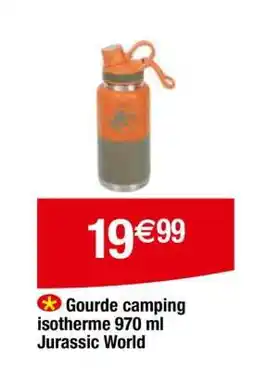 Carrefour Gourde camping isotherme 970 ml Jurassic World offre