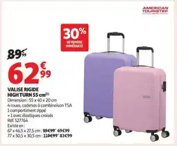 Auchan VALISE RIGIDE HIGH TURN 55 cm offre