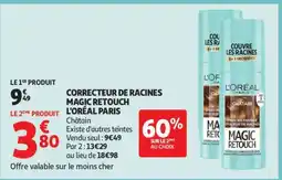 Auchan CORRECTEUR DE RACINES MAGIC RETOUCH L'ORÉAL PARIS offre