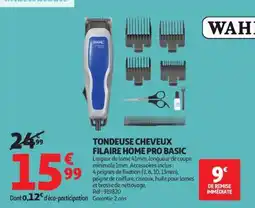 Auchan TONDEUSE CHEVEUX FILAIRE HOME PRO BASIC offre