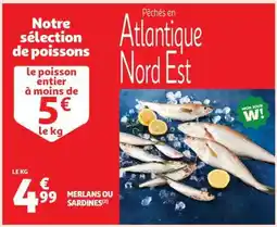 Auchan Merlans Ou Sardines offre