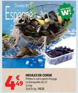Auchan Moules De Corde offre