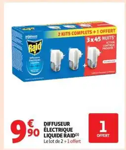 Auchan Diffuseur Électrique Liquide Raid offre