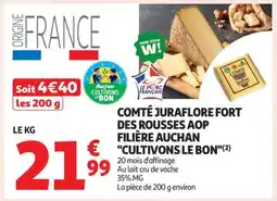 Auchan COMTÉ JURAFLORÉ FORT DES ROUSSES AOP offre