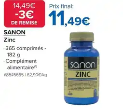 Costco Zinc offre