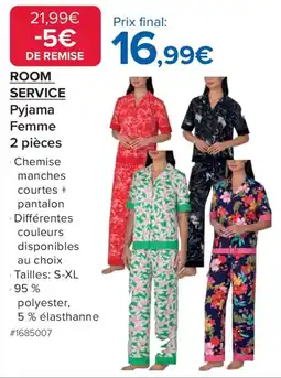 Costco Pyjama femme 2 pièces offre