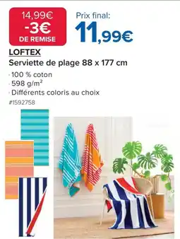 Costco Serviette de plage offre