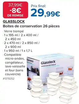 Costco Boites de conservation 26 pièces offre