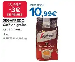 Costco Café en grains italian roast offre