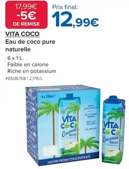 Costco Eau de coco pure naturelle offre