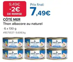 Costco Thon albacore au naturel offre