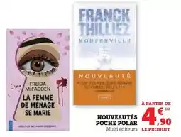 Super U Nouveautés poche polar offre